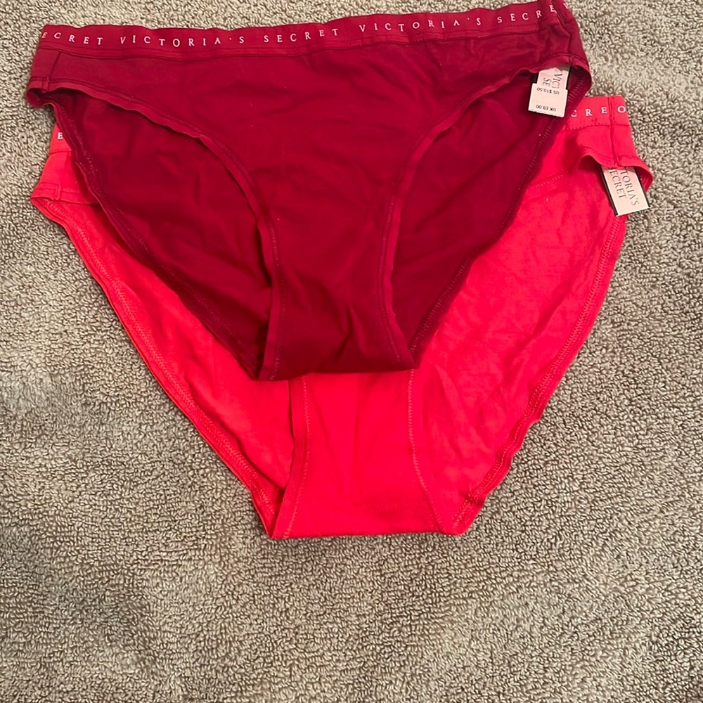 Victoria Secret bundle of 2 red underwear